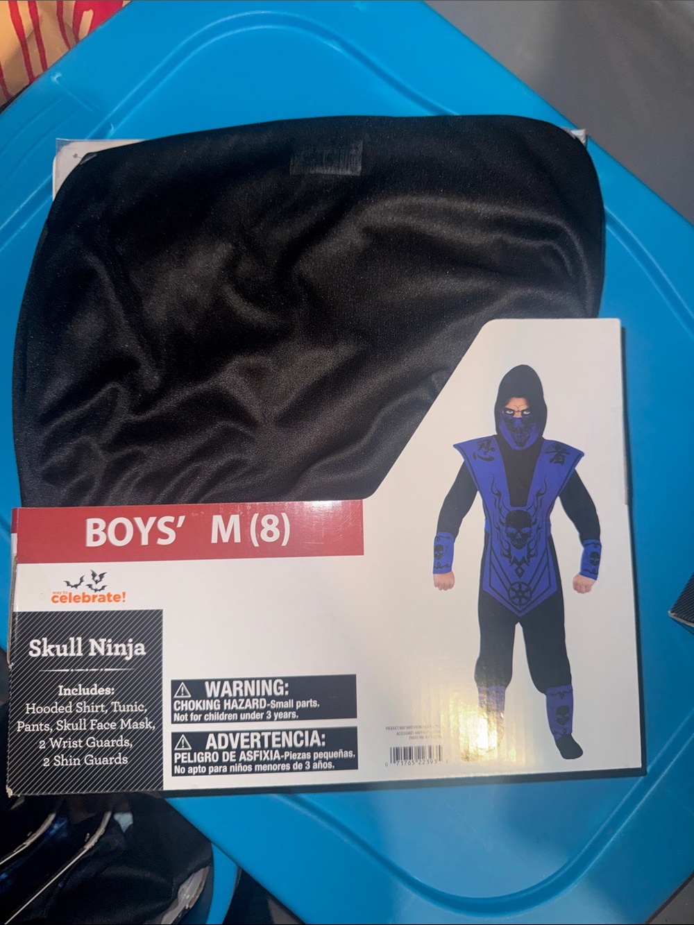 Celebrate! Boys' Black Skull Ninja Costume - Black